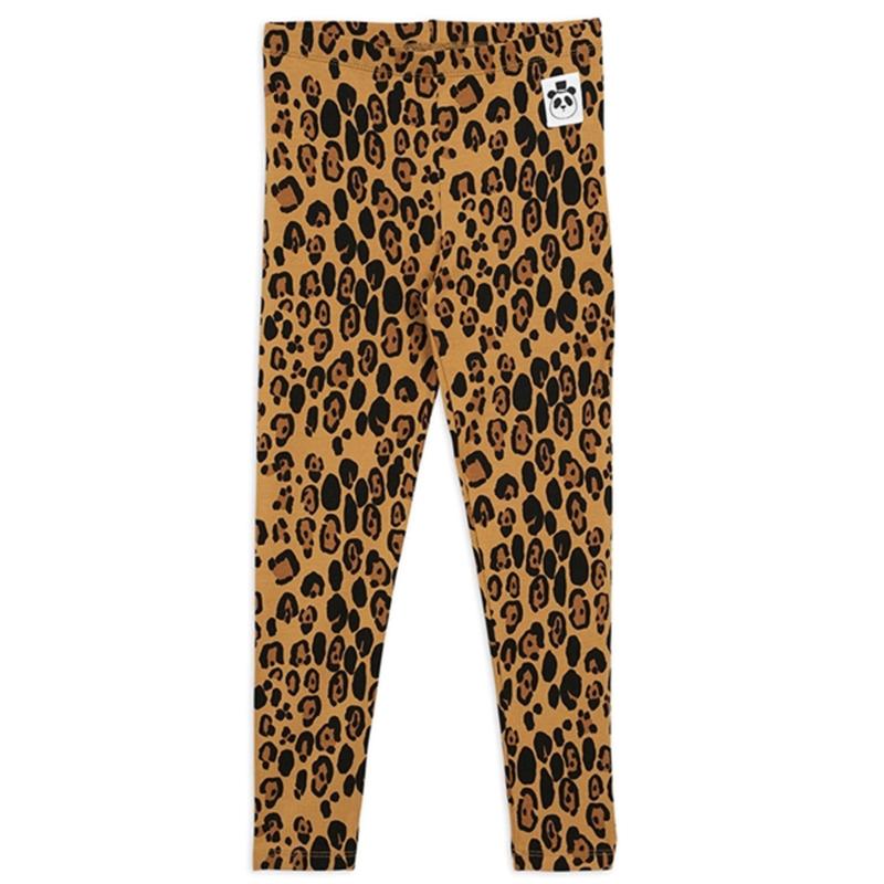 Basic Leopard Leggings   Str. 56 62 fra Mini Rodini