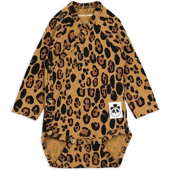 Basic Leopard Wrap Body   Str. 50 fra Mini Rodini