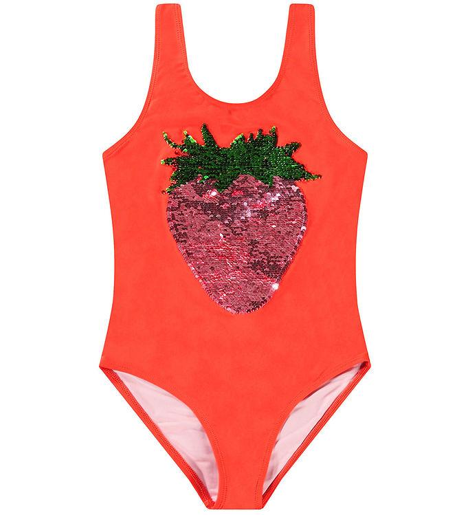 Badedragt   Uv50+   Nika   Glitter Strawberry fra Molo