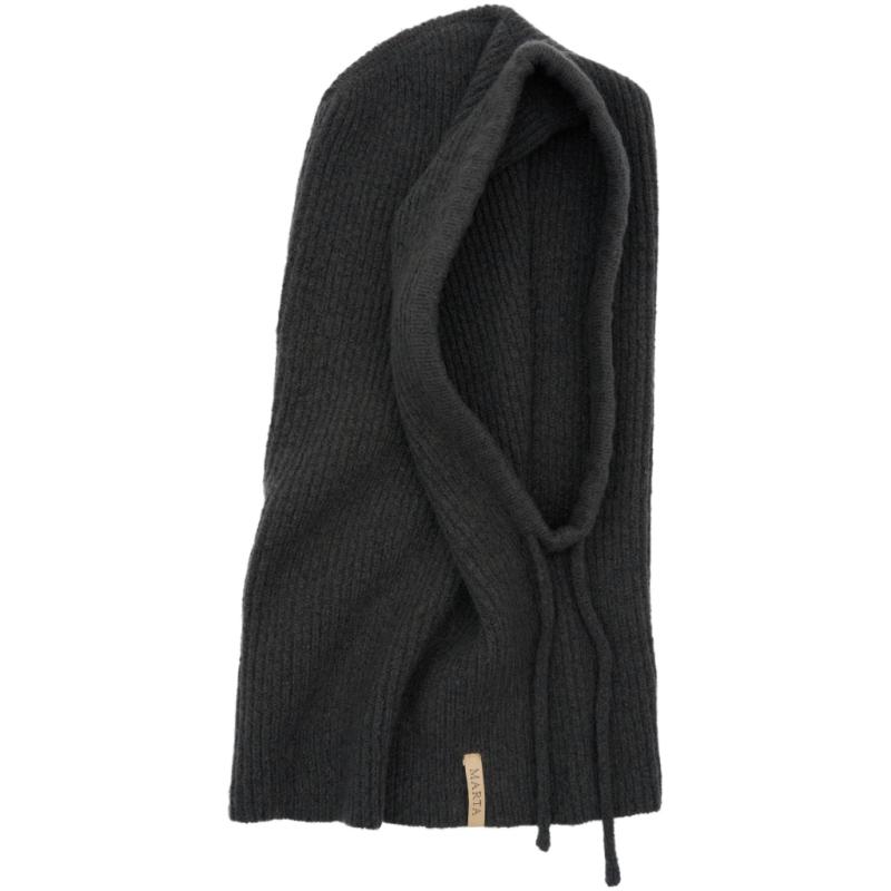 Dame Balaclava Mdcfiluca Fmhk  Dark Grey fra Marta Du Chateau hos Klædeskabet.dk 5715406560069