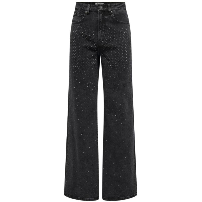 Dame Jeans Onlhope  Washed Black fra Only hos Klædeskabet.dk 5715612832097
