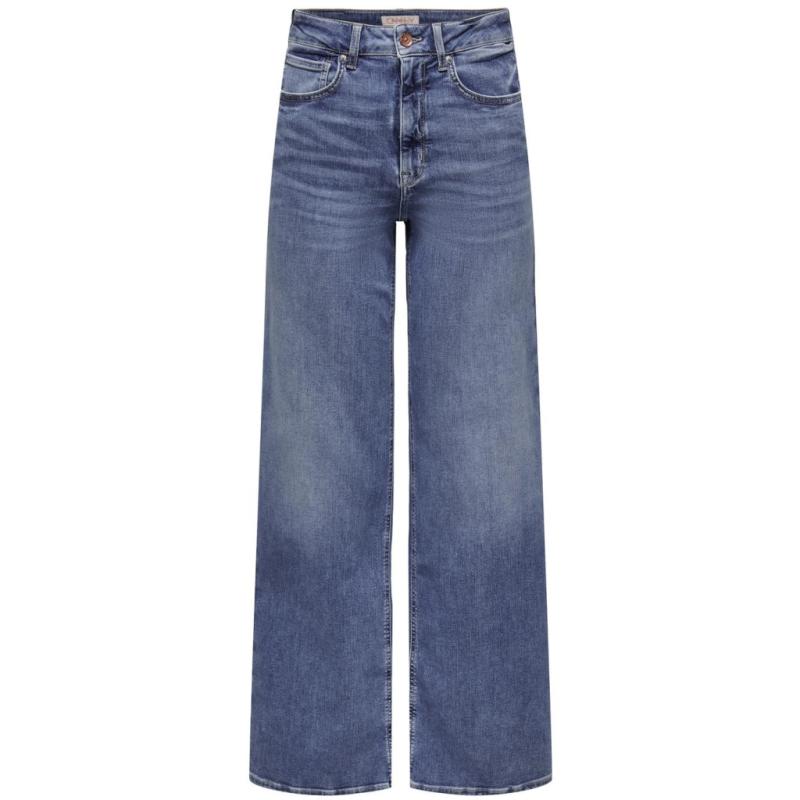 Dame Jeans Onlmadison  Medium Blue Denim fra Only hos Klædeskabet.dk 5715414280430