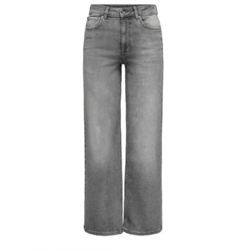 Dame Jeans Onlmadison  Light Grey Denim fra Only hos Klædeskabet.dk 5715605541463