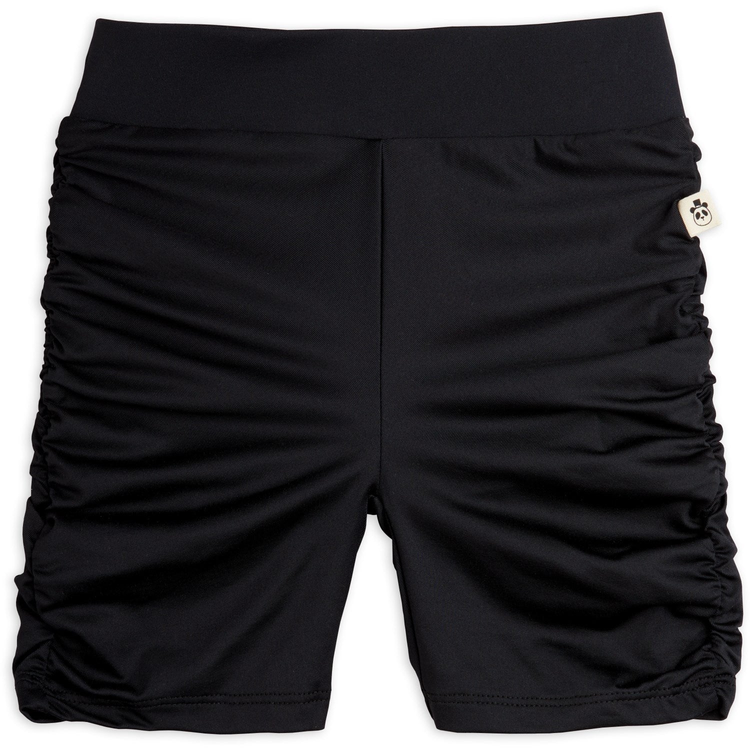 Black Draped Sporty Bike Shorts   Str. 92 98 fra Mini Rodini