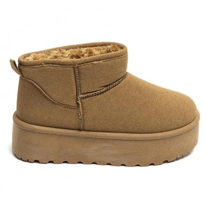 Agathe Dame Bamsestøvler  Camel fra Shoes hos Klædeskabet.dk 5715406577395