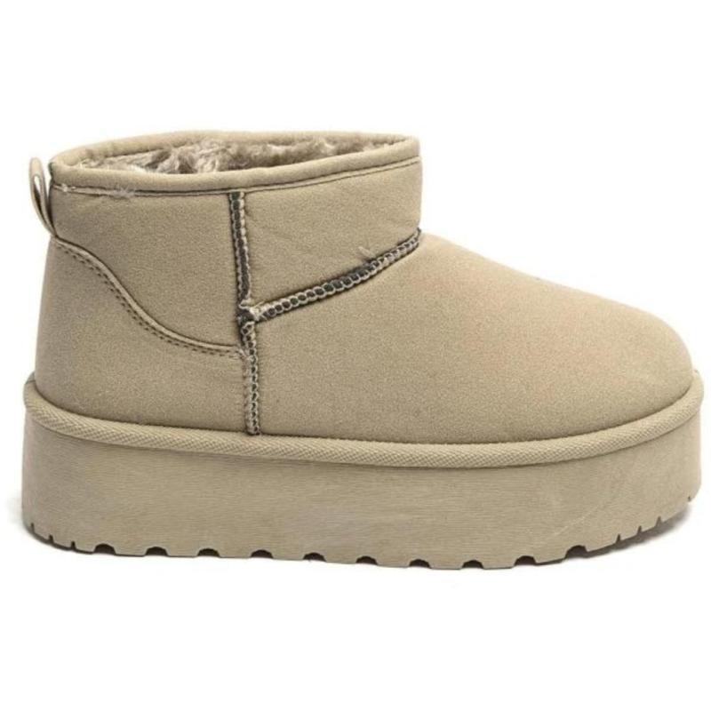 Agathe Dame Bamsestøvler  Kaki fra Shoes hos Klædeskabet.dk 5715406577142