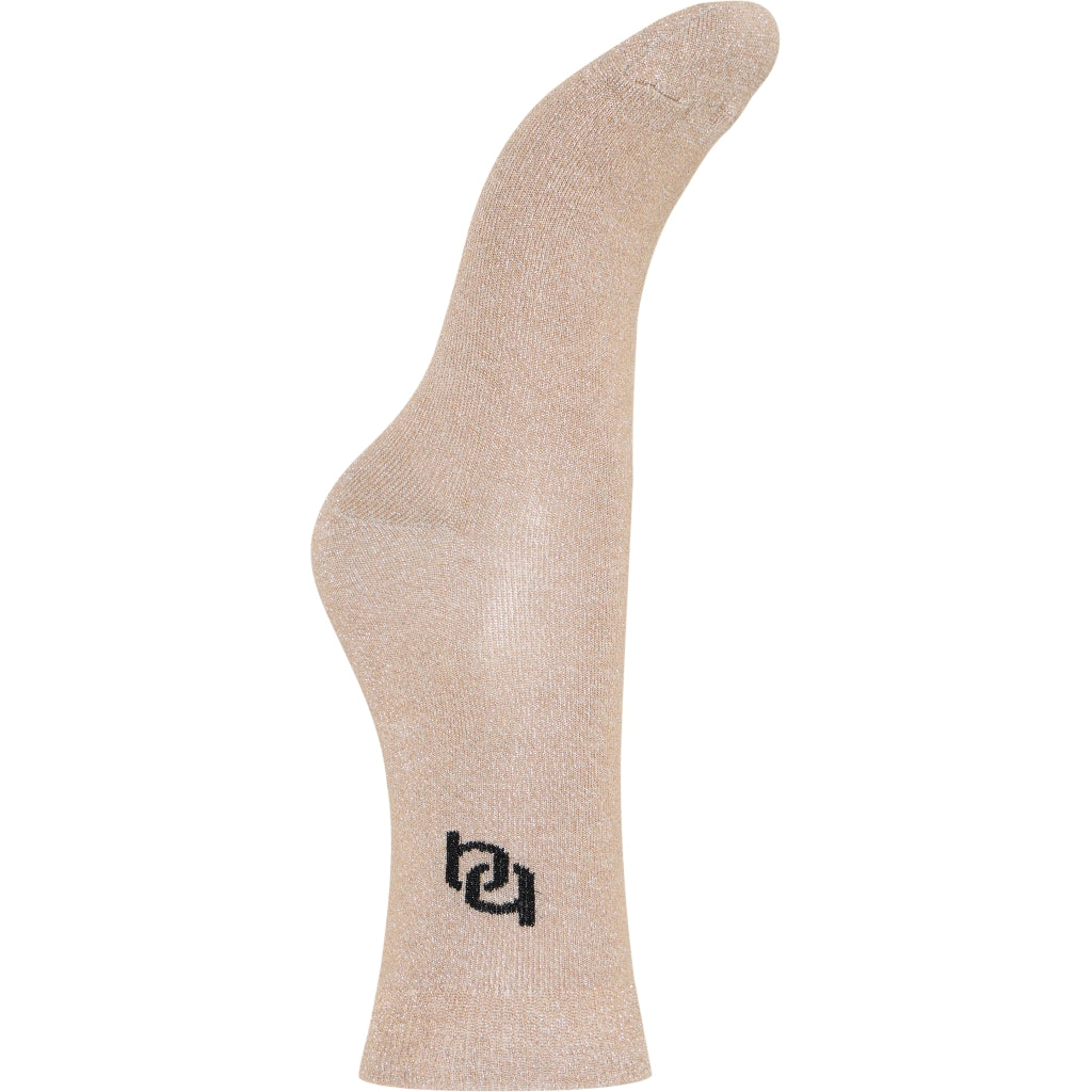 :young Dame Strømper Bawli  Brown Logo Sock fra B.young hos Klædeskabet.dk 5715574004792