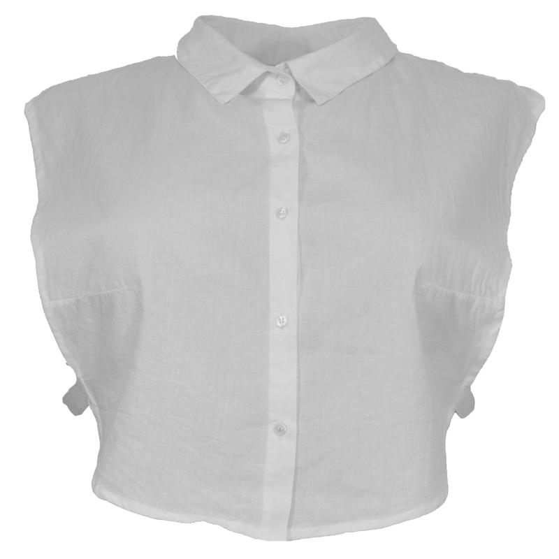 Collarinas Dame Skjortekrave Plus Size  White fra Cassiopeia hos dansk.dk