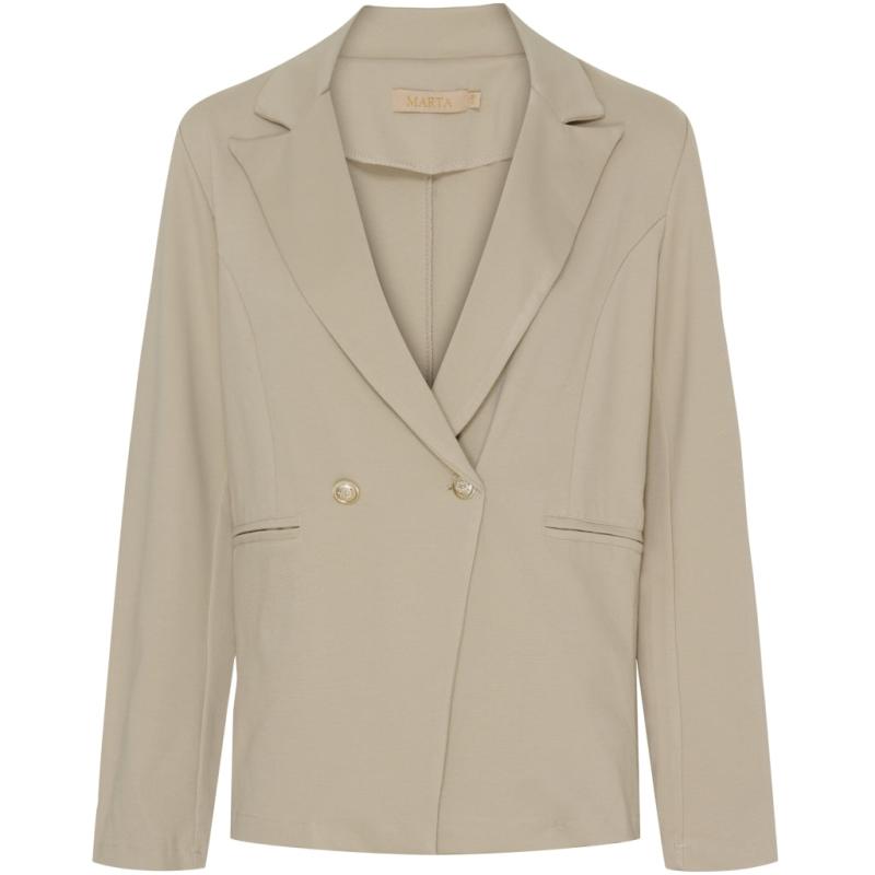 Dame Blazer Mdcvivian  Beige fra Marta Du Chateau hos Klædeskabet.dk 5715406413532