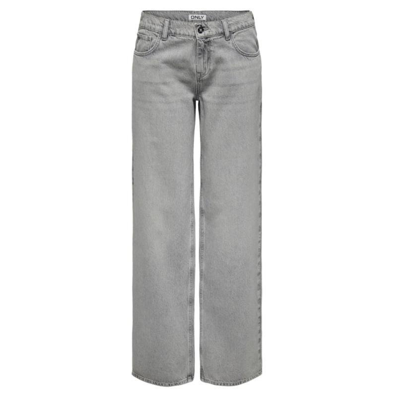 Dame Jeans Onlbrenda  Light Grey Denim fra Only hos Klædeskabet.dk 5715606562023