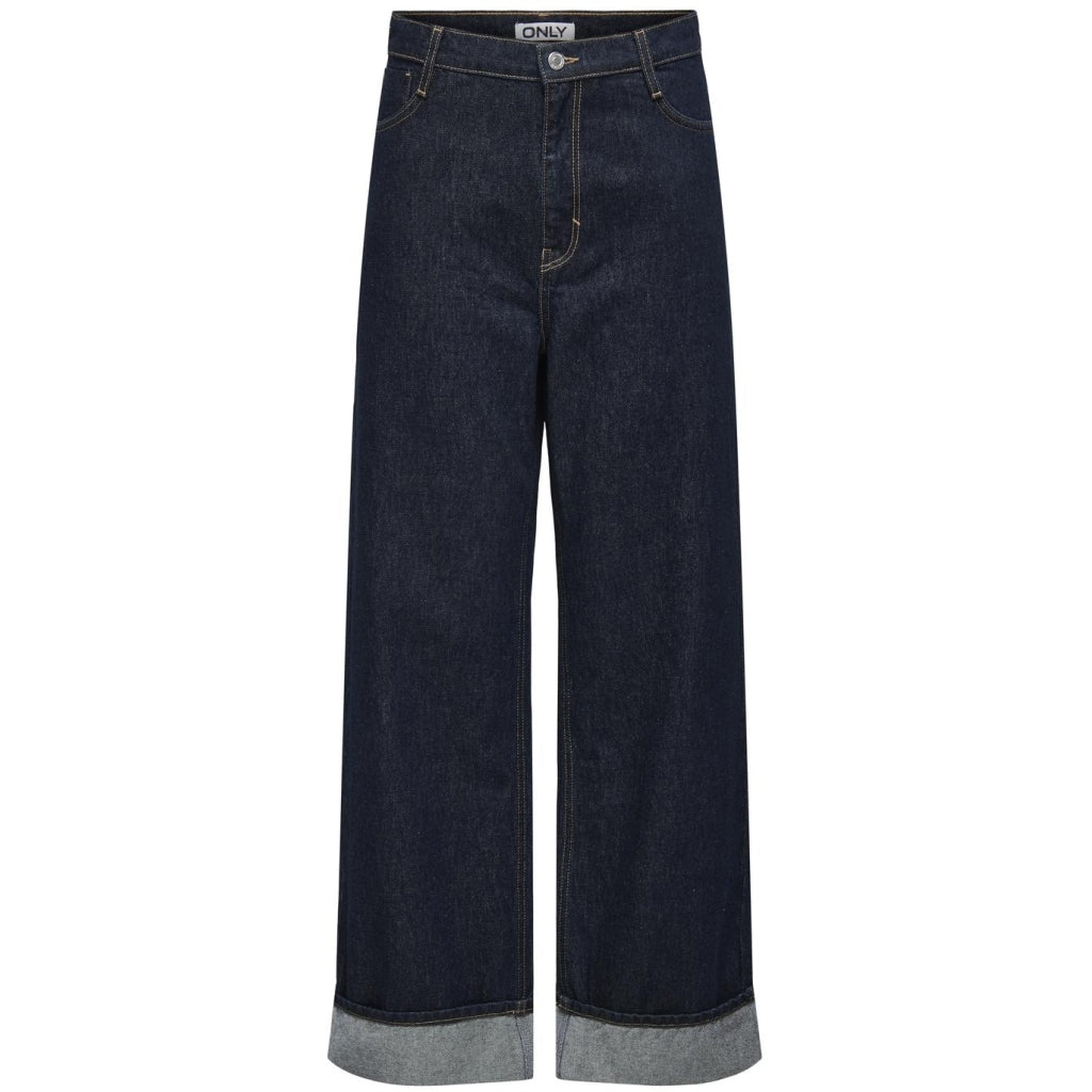 Dame Jeans Onlhope  Dark Blue Denim Rinse fra Only hos Klædeskabet.dk 5715676031740