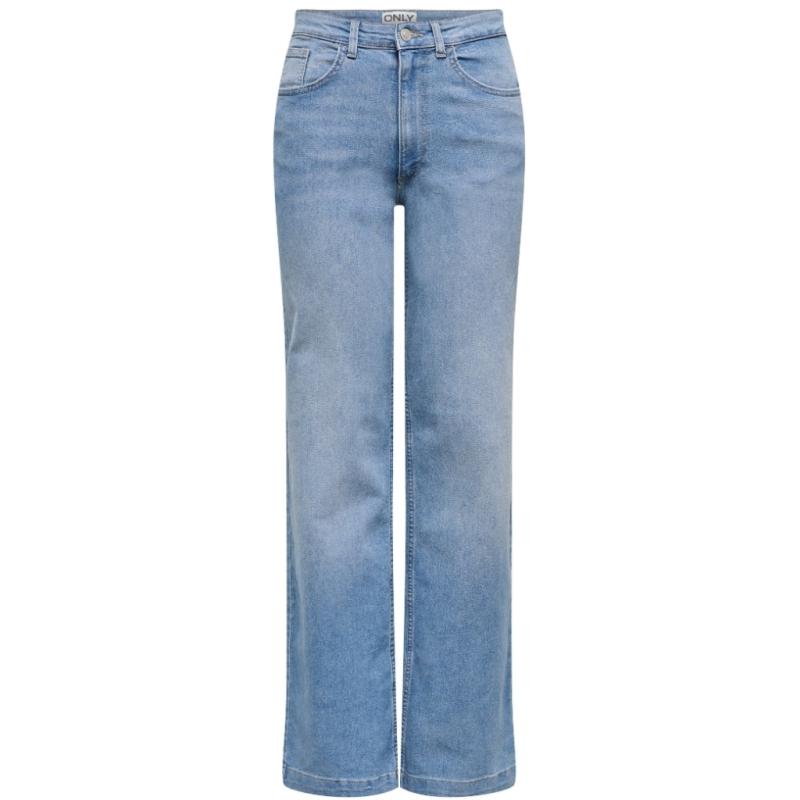 Dame Jeans Onlmishy  Light Blue Denim fra Only hos Klædeskabet.dk 5715723090409