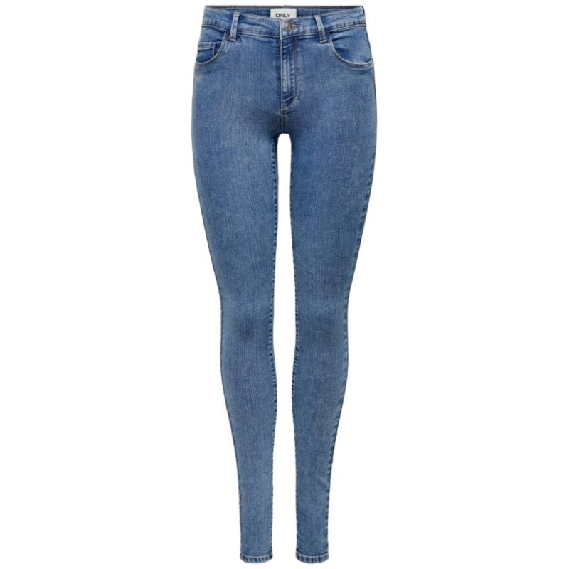 Dame Skinny Jeans Onlrain  Medium Blue Denim fra Only hos Klædeskabet.dk 5715214302363