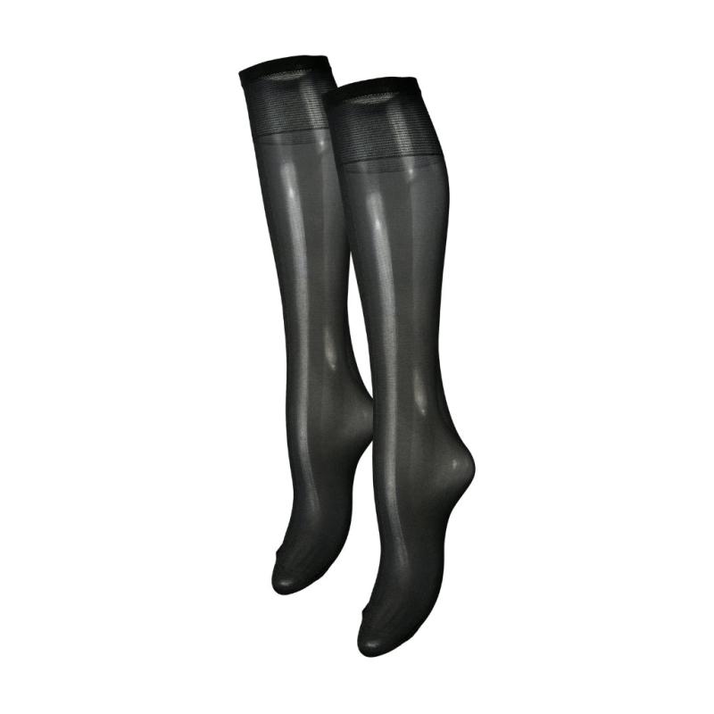 Dame æstrømper Pcmovia  Black Pack Black Black fra Pieces hos Klædeskabet.dk 5715728459829
