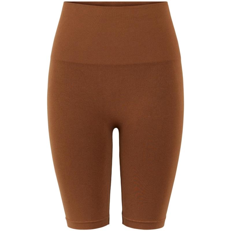 Dame Shorts Pcimagine Shapewear Shorts  Toffee fra Pieces hos Klædeskabet.dk 5715214543261