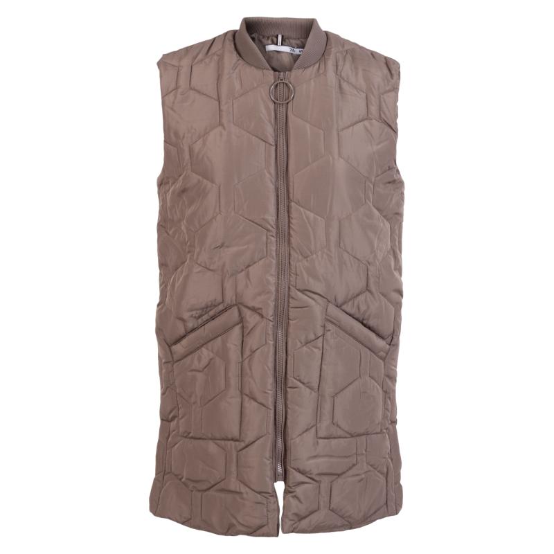 Astrid Dame Vest  Cappucino fra By Mk hos dansk.dk 5757150503602