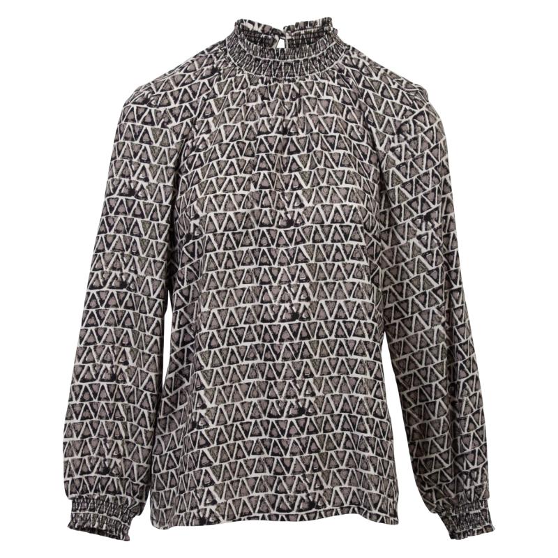Dame Bluse Plus Size  Grey Black fra Zbyz hos dansk.dk 5714470198086