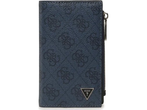, Vezzola, Synthetic Leather, Wallet, Smevzllea78, Black, For Men For Men fra Guess