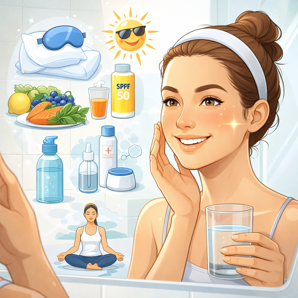 Glow uden filter: 9 vaner der giver mere “radiant” hud i hverdagen