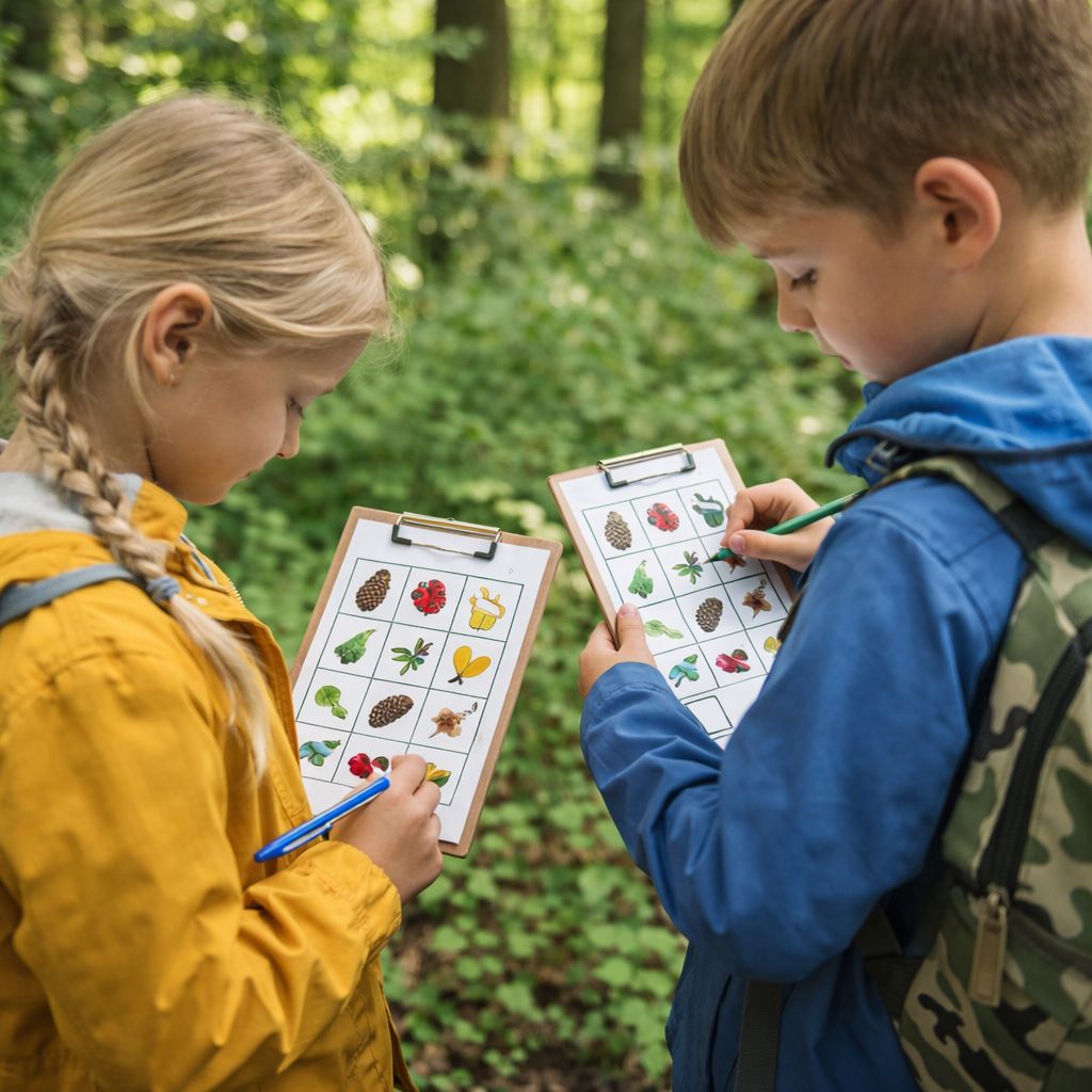 Naturbingo: den nemmeste måde at få børn ud i naturen igen